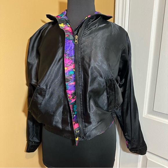 Women's Vintage reversible bomber jacket - Picture 10 of 12